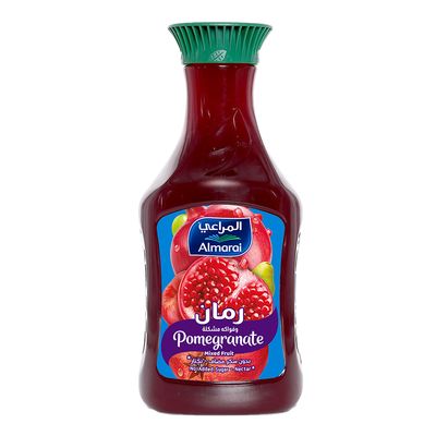 Almarai juice with mixed fruits and pomegranate flavor without adding sugar 1.4 liter