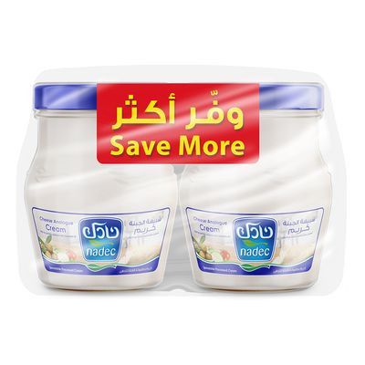 نادك شبيه الجبن كريم قابلة للدهن 500 جرام × 2