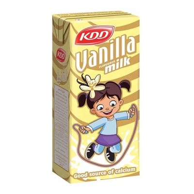 كي دي دي حليب طويل الأجل بالفانيلا قليل الدسم 180 مل
