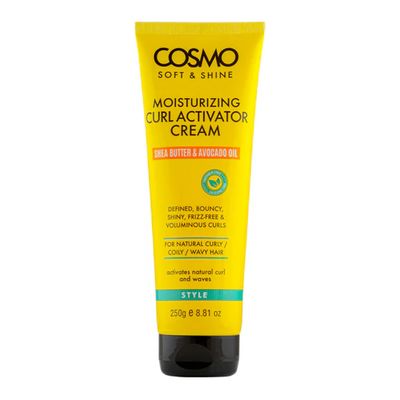 Cosmo Soft And Shine Moisturizing Curl Activator Cream With Avocado Oil & Shea Butter - 250ml