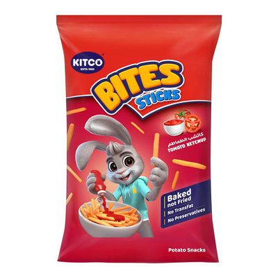 Kitco Potato Sticks Bites Tomato Ketchup 90 G