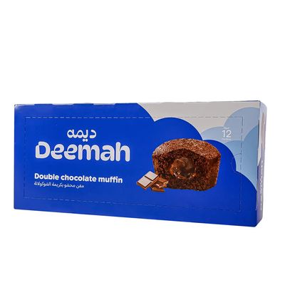 ديمه مافن دبل شوكولاته -25 جرام × 12