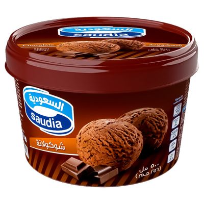Saudia Ice Cream Chocolate Flavor 500 ML