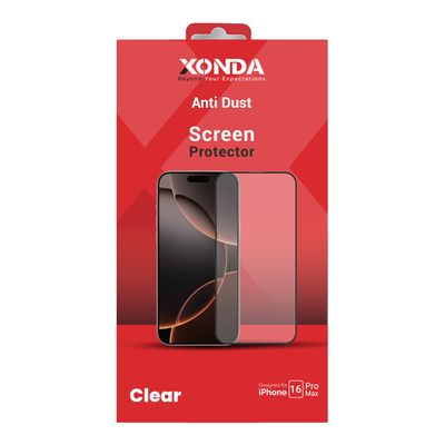 XONDA Screen Protector Clear Anti-Scratch & Anti-fingerprint - iPhone 16 Pro Max