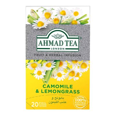 Ahmad Tea Natural Herbs Chamomile & Lemongrass 1.5 G × 20