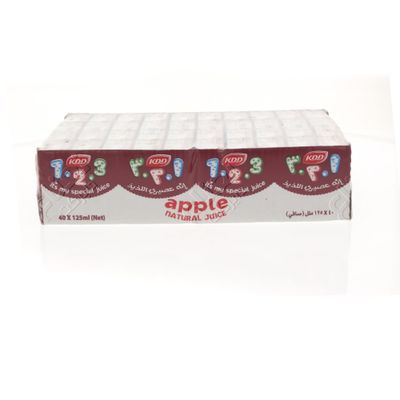 KDD Juice Apple 125 ML × 18 Box