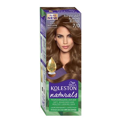 Wella Koleston Hair Color Naturals Almond Blonde 7/0 110 ML