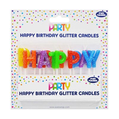 Fun House Birthday Candles - Glitter