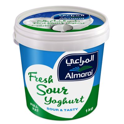 المراعي زبادي كامل الدسم حامض 1 كج