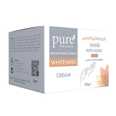 Pure Beauty Anti-Wrinkle Whitening Hand Cream - 50g