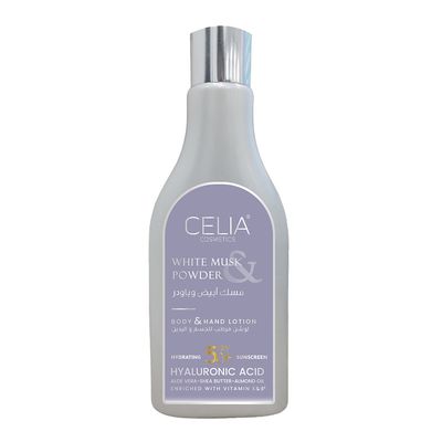 Celia Body & Hand Lotion White Musk & Powder - 200ml