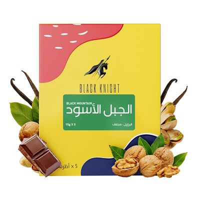 بلاك نايت أظرف قهوة الجبل الأسود البرازيل مجفف 15 جرام × 5 