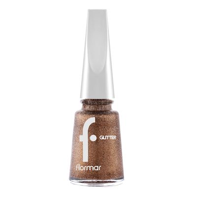 Flormar Glitter Nail Enamel  - GL40 Golden Orchid - 11ml
