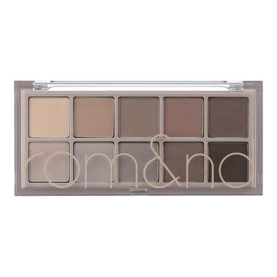 Rom&nd  Eyeshadow Palette - 04 Dusty Fog Garden - 10 Colors - 8g