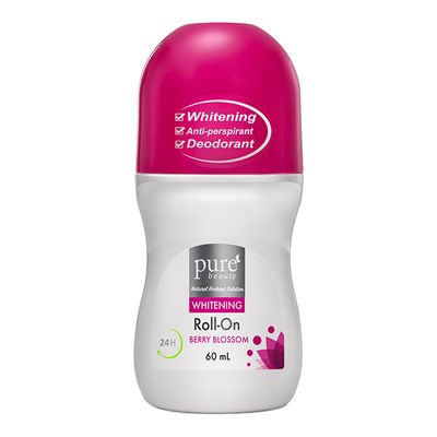Pure Beauty Whitening Deodorant Roll-On - Berry Bolssom - 60ml