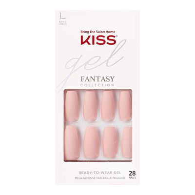 KISS - Gel Fantasy Collection - Press-On Gel Nails - Long Length -28 Pieces 
