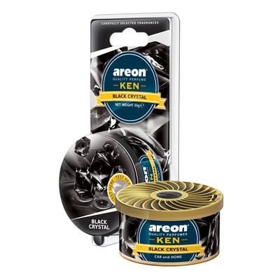 Areon Ken Car and Home Air Freshener Black Crystal Scent
