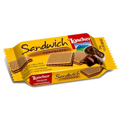 Loacker Wafer Sandwich With Chocolate 25 G