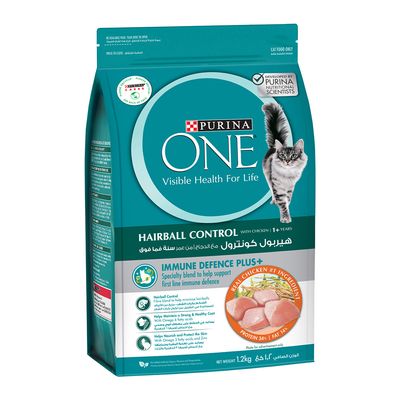 Purina One Herbal Control Cat Food With Chicken Aged 1 Year And Above 1.2 KG