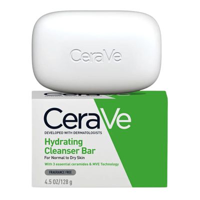 Cerave Moisturizing Bar For Cleansing The Body And Face Free Of Soap & Fragrances Two Pieces -128g