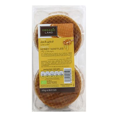 Organic Land Waffle With Honey Organic 175 G