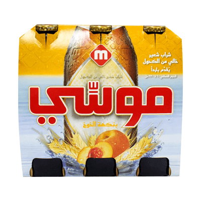 موسي شراب شعير خوخ 330 مل × 6