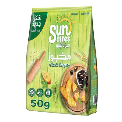 Sunbites Bread Bites Oilve and Oregano 50 G