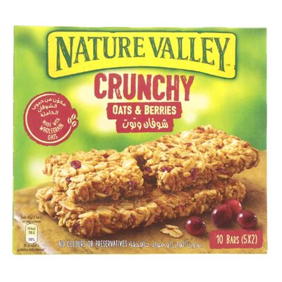 Nature Valley Cereal Bar Crunchy Oats and Berries 42 G ×5 Box