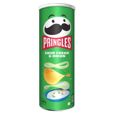 Pringles Chips Sour Cream & Onion Flavour 165 G