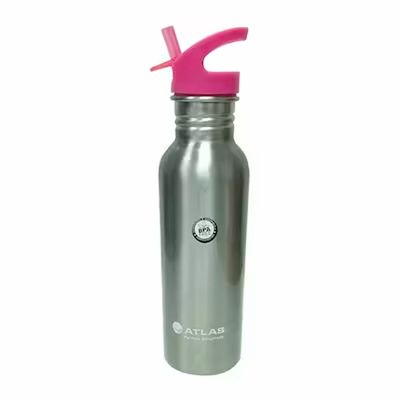 Atlas Water Bottle Aluminum Gray 0.6 L