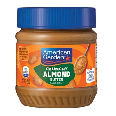 American Garden Almond Butter Crunchy 340 G