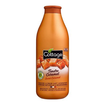 Cottage Shower Gel & Moisturizing Milk Caramel Candy 750 ML