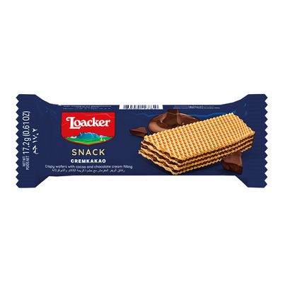 Loacker Wafer Filled With Cocoa And Chocolate Cream 17.2 G