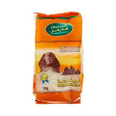 جرين فارمز أرز مصري متوسط الحبه 1 كج
