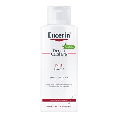 Eucerin DermoCapillaire pH5 Shampoo For Sensitive Scalp - 250ml