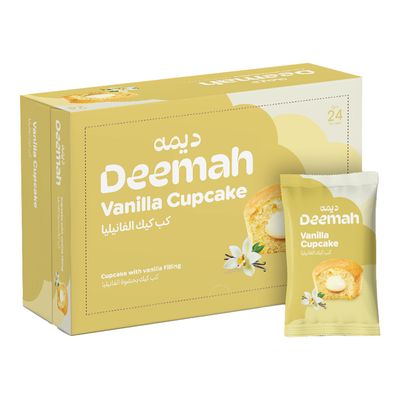 Deemah Cupcake Filling Vanilla Cream 27 G × 16