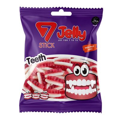 7 Stick Candy Jelly Teeth 40 G
