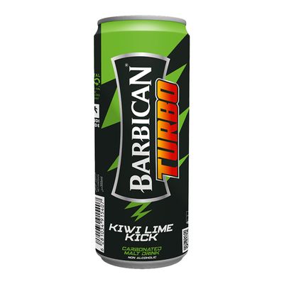 Barbican Malt Beverage Turbo Kiwi Lime Kick Flavor 250 ML