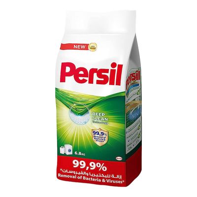 Persil Powder Laundry Detergent Deep Clean Green - 6.8kg  