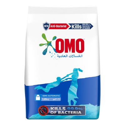 Omo Laundry Powder Detergent For Top Load Machine Semi-automatic 1.25 KG