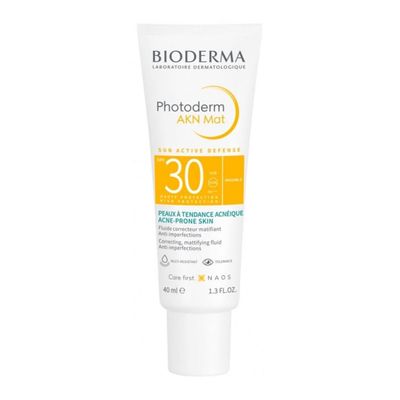 Bioderma Photoderm Akn Mat SPF 30+ Sun Protection Fluid For Acne-prone Skin - 40ml