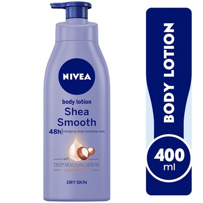 Nivea Lotion Deep Moisture Serum &Shea Butter For Dry Skin 400 ML