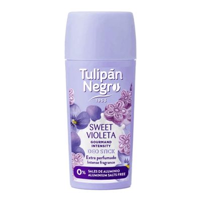 Tulipán Negro Deo Stick Sweet Violeta Scent Aluminum Salts Free - 60ml