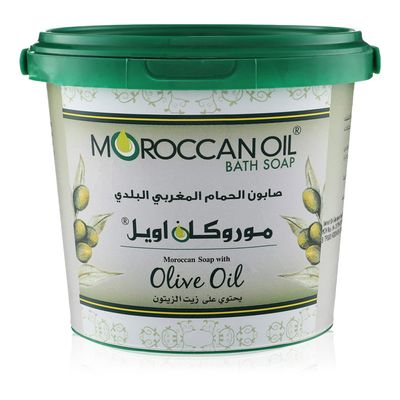 موروكان أويل صابون حمام مغربي بخلاصة زيت الزيتون الطبيعي - 850 جرام