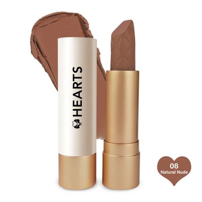 Hearts Cream Lipstick 08 Natural Nude - 3.8g