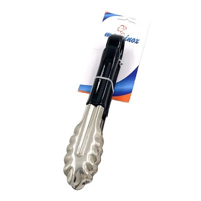 Man inax Small Black Steel Handle Tweezers - 246007102