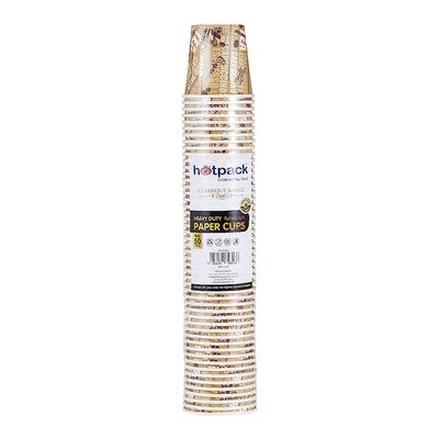 Hotpack Paper Cups 4oz 50 Pieces