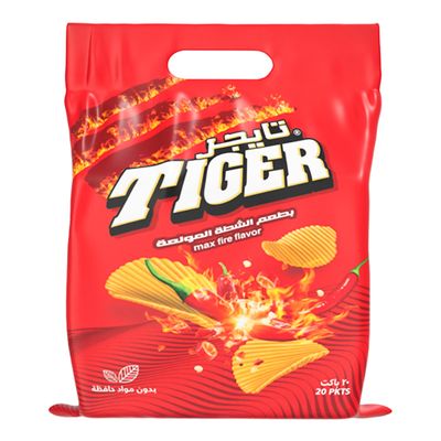 Tiger Chips Chili Flavor 12 G X 20