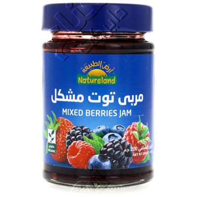 Natureland Jam Mixed Berries Organic 200 g