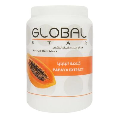 Globalstar Hot Oil Hair Mask Papaya Extract - 1.5L